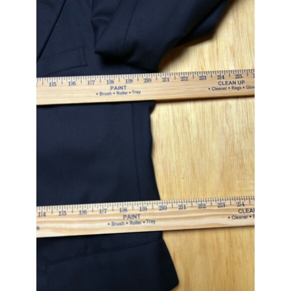 Brooks Brothers Golden Fleece 40S Blue 100% Wool Sport Coat Blazer (flaw) - Picture 5 of 14